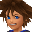 Sora — KH1 journal portrait (shared KH1 / Final Mix artwork)